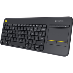 LOGITECH K400 Plus Wireless Keyboard with Touchpad Black 920-007145